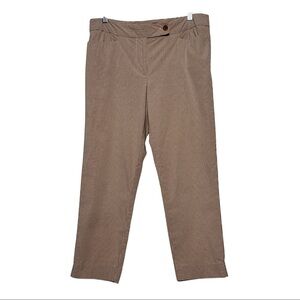 Talbots Signature Ankle Pants Plaid Chinos Cotton Preppy Business‎ Casual 8